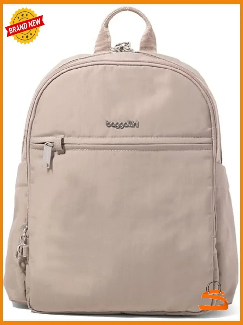 Anti-Theft Travel Backpack with Locking Zippers and RFID